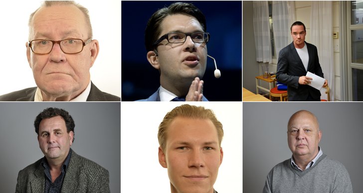 Thoralf Alfsson, Linus Bylund, Skandaler, Jonas Åkerlund, Kent Ekeroth, Markus Wiechel, Stellan Bojerud, Jimmie Åkesson, Sverigedemokraterna